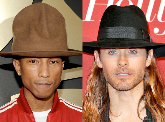 Pharrell Williams, Jared Leto, Hat Pharrell Williams, Jared Leto, Hat